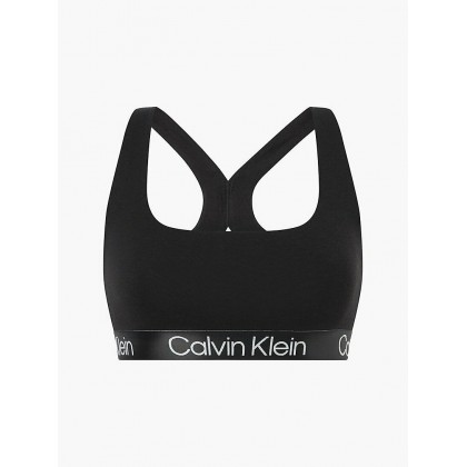 Calvin Klein top bralette cotone nero